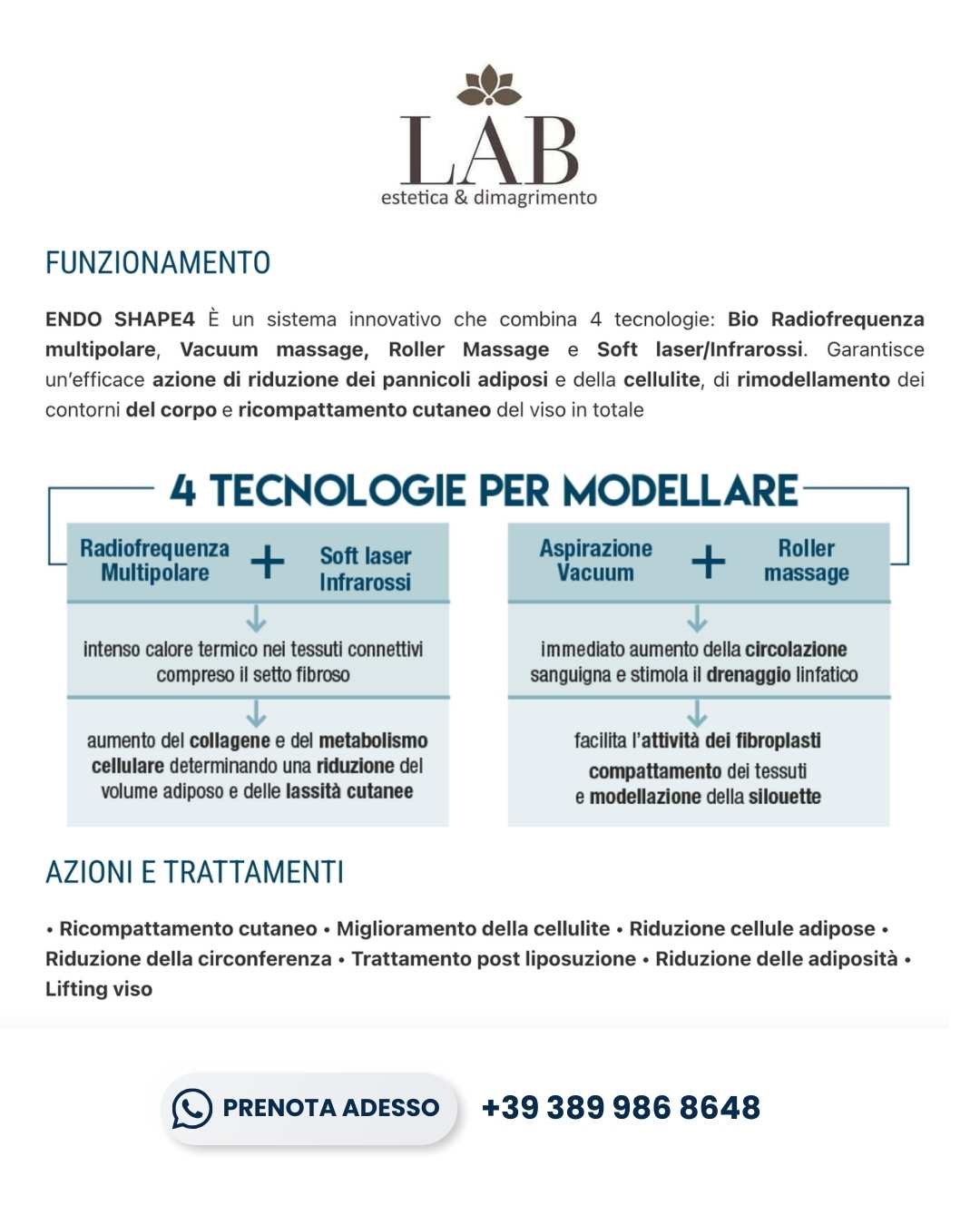 Dimagrimento lab estetica